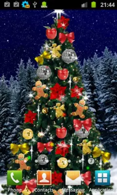 Christmas Tree Live Wallpaper android App screenshot 4